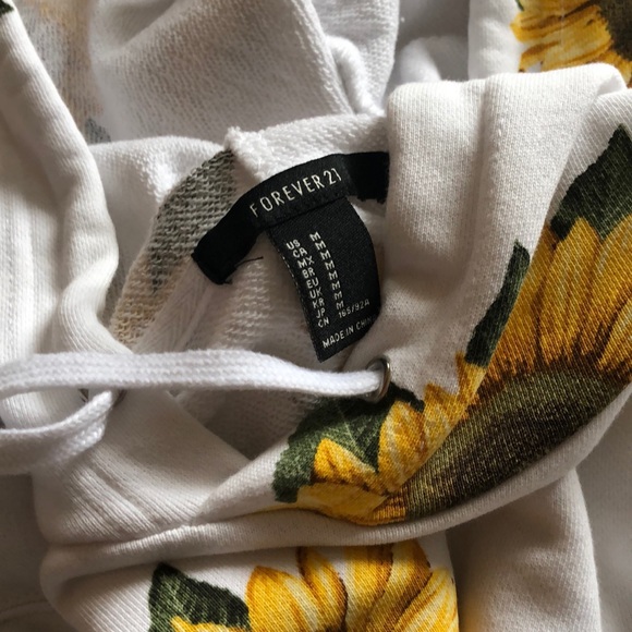 Cropped sunflower sweatshirt - Picture 4 of 4